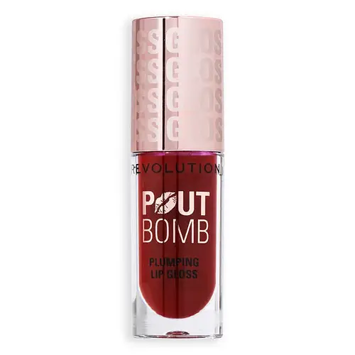 Revolution Beauty Pout Bomb Plumping Lip Gloss Jelly Berry Mauve
