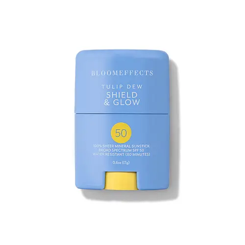 Bloom Effects Tulip Dew Shield & Glow 100% Sheer Mineral Sunstick SPF 50