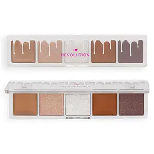 Revolution Beauty I Heart Revolution Mini Eyeshadow Palette White Vanilla Cream