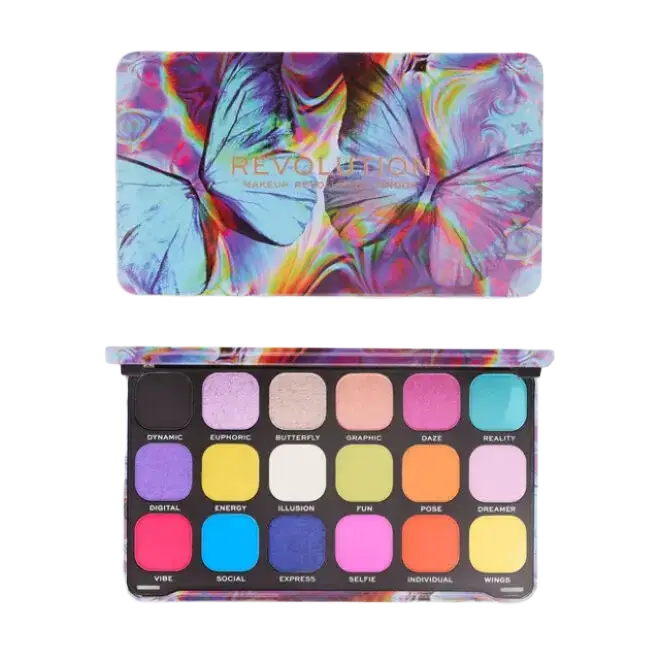 Revolution Beauty Forever Flawless Eyeshadow Palette Digi Butterfly