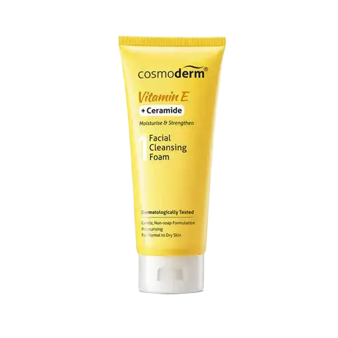 Cosmoderm Vitamin E + Ceramide Facial Cleansing Foam