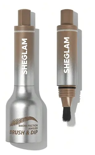 SHEGLAM Brow-Fection Angled Brush & Dip Ash