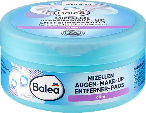 Balea Mizellen Augen-Make-Up Entferner-Pads Ölfrei