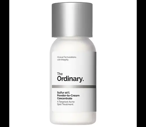 The Ordinary Sulfur 10% Powder-to-Cream Concentrate Acne Spot Treatment