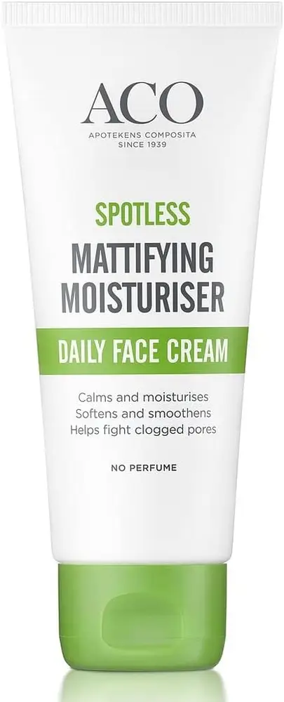 ACO Spotless Mattifying Moisturiser Daily Face Cream