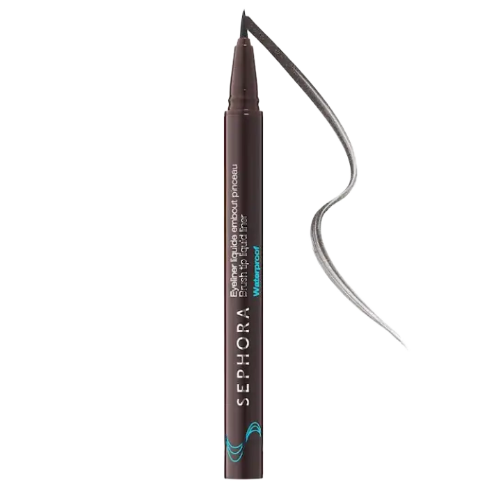 Sephora Collection Hot Line Brush Tip Waterproof Liquid Eyeliner 02 Brown