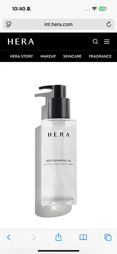 Hera Deep Cleansing Oil