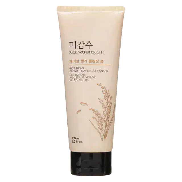 The Face Shop Rice Water Bright Rice Bran Facial Foaming Cleanser