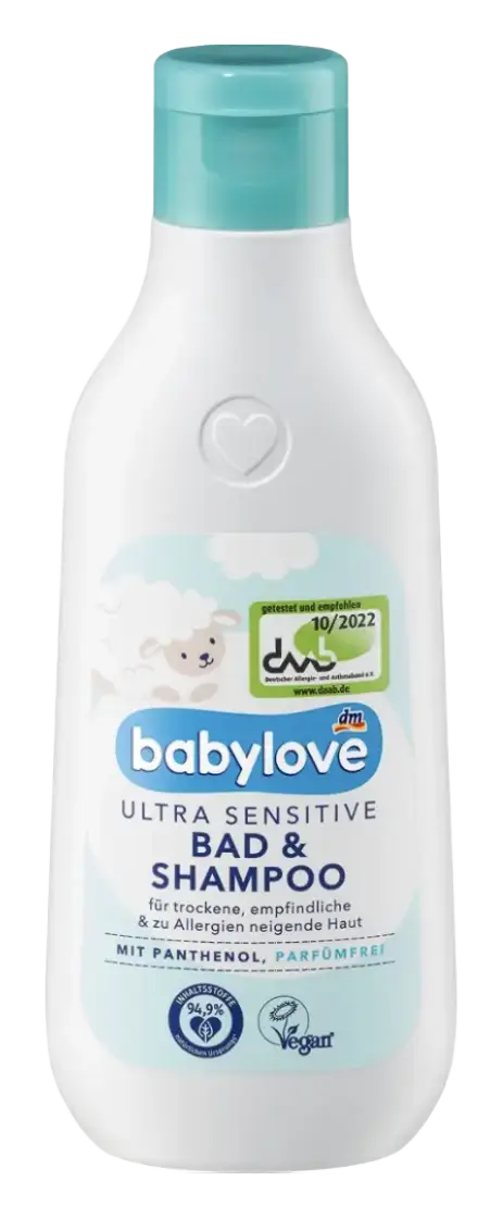 babylove dm Ultra Sensitive Bad & Shampoo