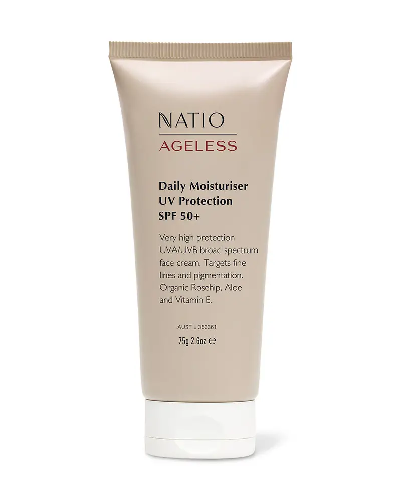 Natio Ageless Daily Moisturiser UV Protection SPF 50+