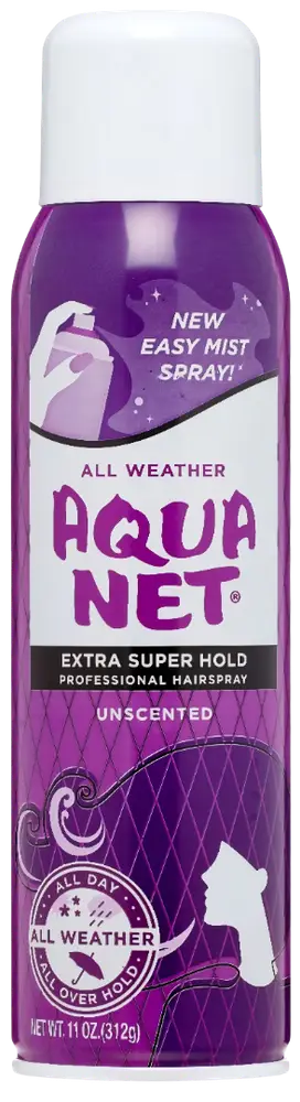 AquaNet Extra Super Hold Professional Hairspray Unscented