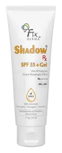Fixderma Skincare Shadow Rx SPF 55+ Gel Sunscreen