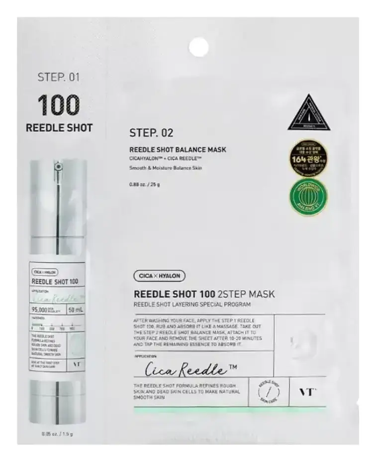 VT Cosmetics Reedle Shot 100 2 Step Balance Mask