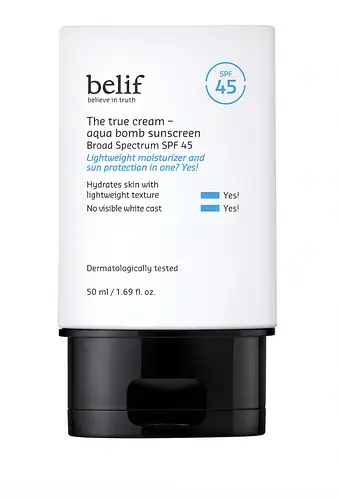 Belif The true cream - aqua bomb sunscreen SPF 45