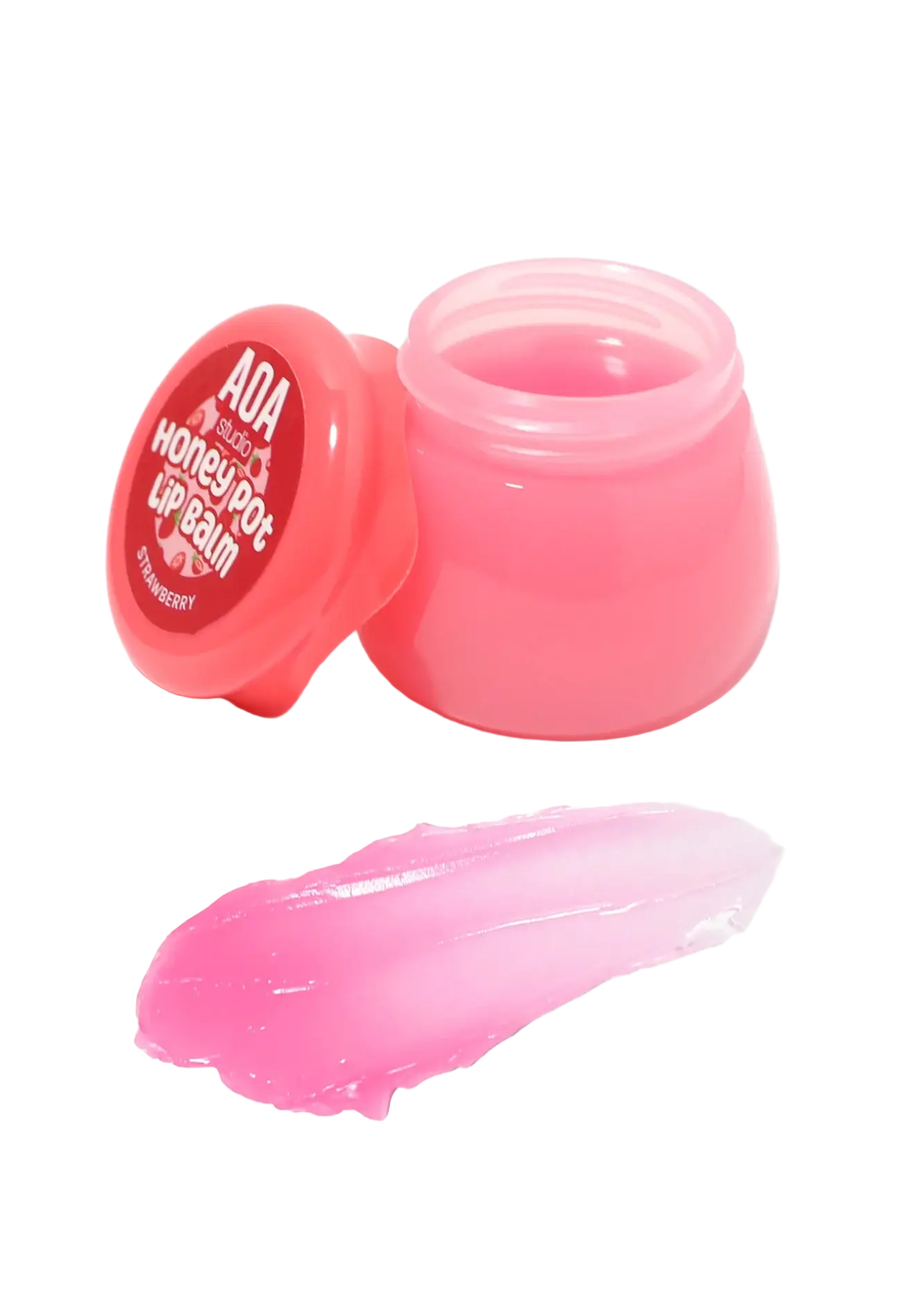 AOA Skin Honey Pot Lip Balm Strawberry
