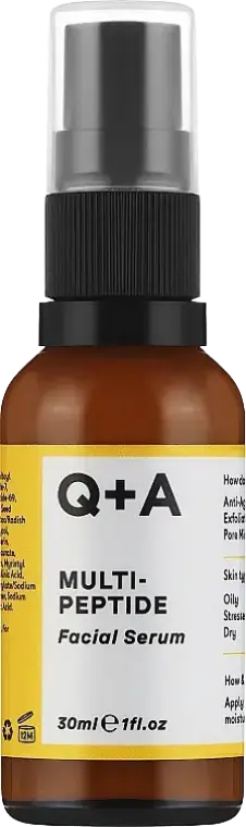 Q + A Multi-Peptide Facial Serum