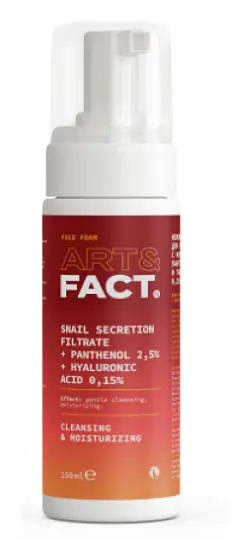 Art & Fact Snail Secretion Filtrate + Pantenol 2,5% + Hyaluronic Acid 0,15% Cleansing And Moisturizing