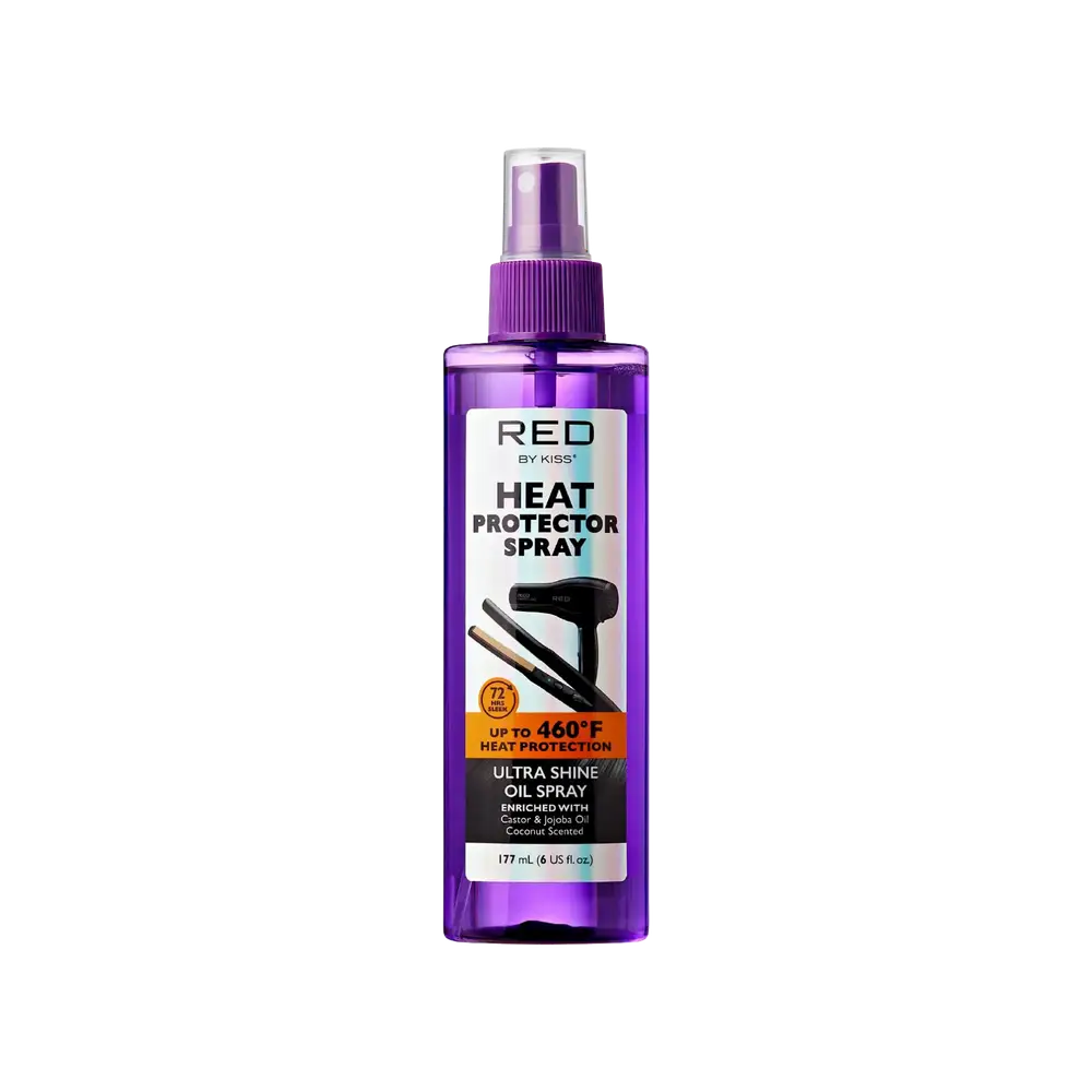 Kiss Red Ultra Shine Heat Protector Oil Spray