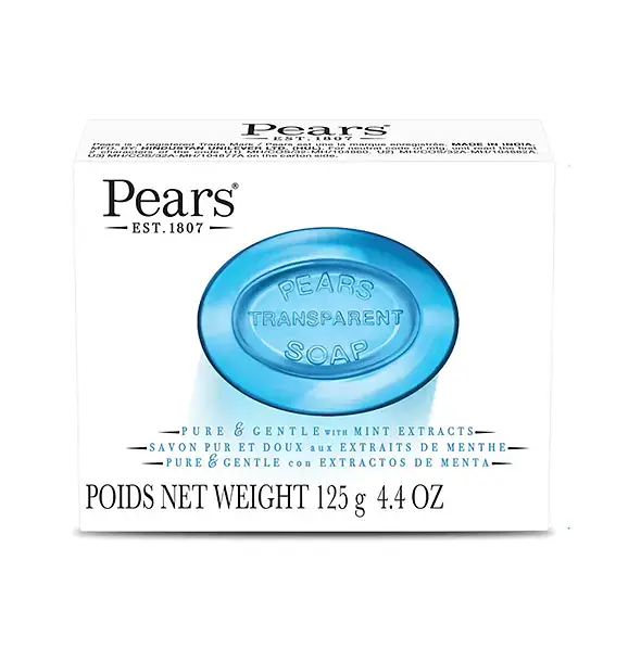 Pears Transparent Soap Mint Extracts