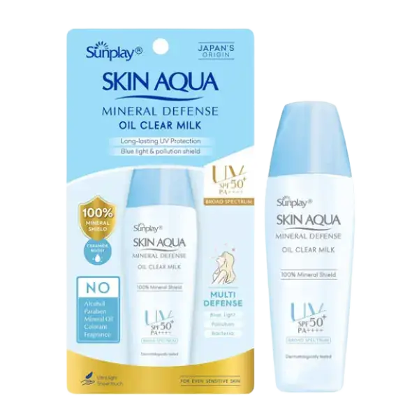 Sunplay Skin Aqua Mineral Defense Oil Clear Milk SPF 50+ Vietnam