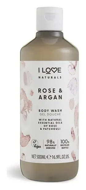 I Love Naturals Body Wash Rose & Argan