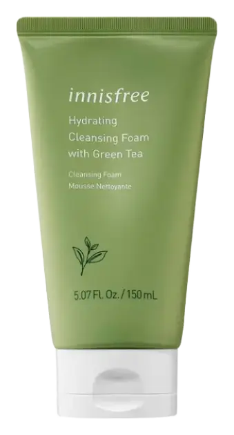innisfree Hydrating Cleansing Foam with Green Tea