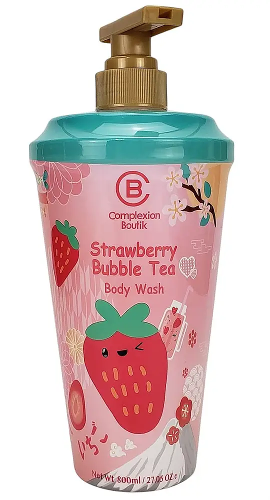 Complexion Boutik Bubble Tea Body Wash Strawberry