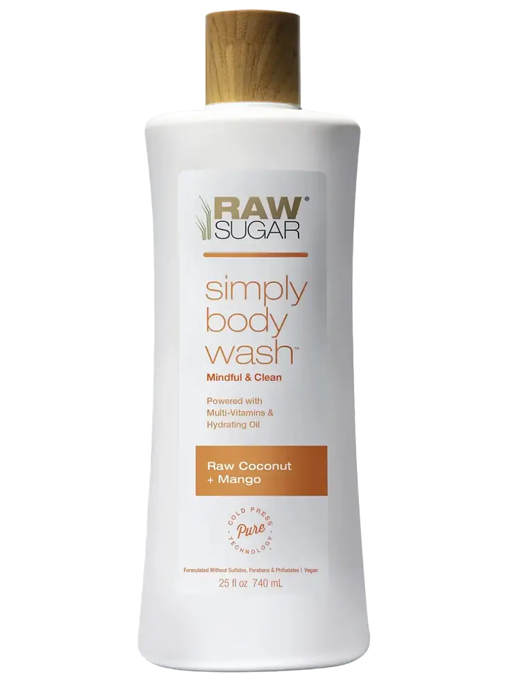 Raw Sugar Simply Body Wash Raw Coconut + Mango