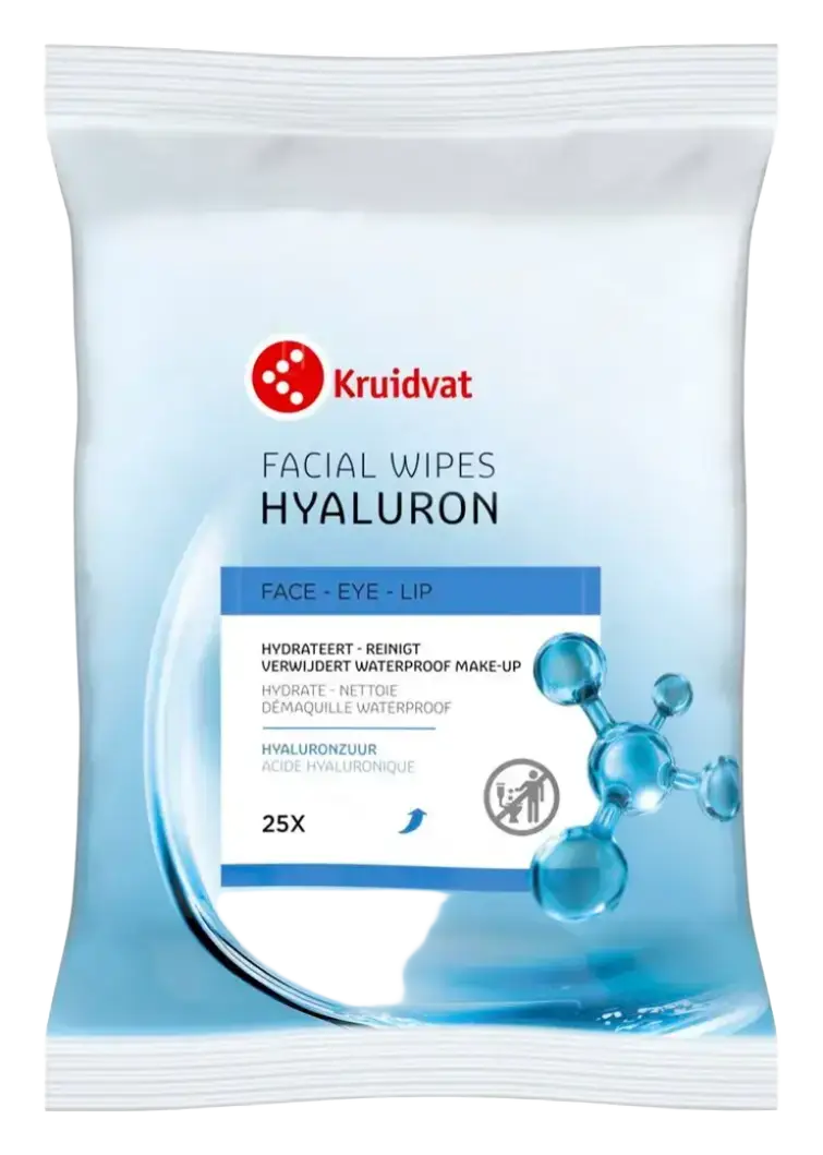 Kruidvat Facial Wipes Hyaluron