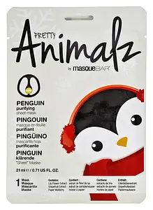 Masque Bar Pretty Animalz Holiday Penguin Sheet Mask