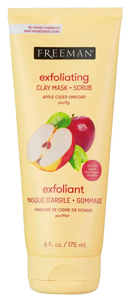 Freeman Cleansing Apple Cider Vinegar Clay Mask + Scrub
