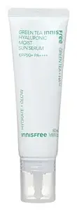 innisfree Green Tea Hyaluronic Moist Sun Serum SPF 50+