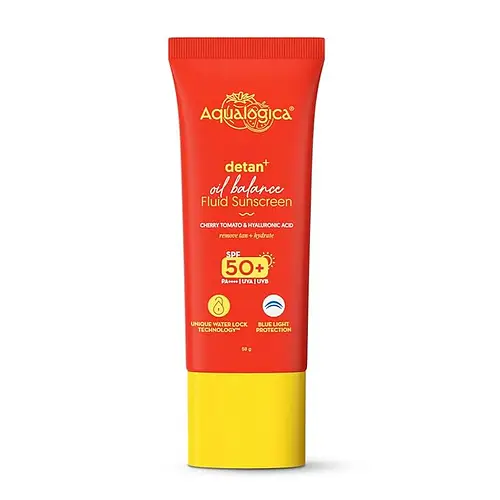 Aqualogica Detan+ Oil Balance Fluid Sunscreen SPF 50+ PA++++