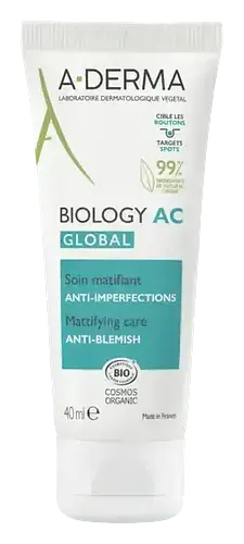 A-derma Biology AC Global Mattifying Care Anti-Blemish