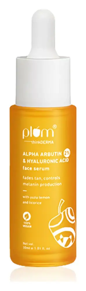 Plum Goodness 2% Alpha Arbutin & Hyaluronic Acid Face Serum
