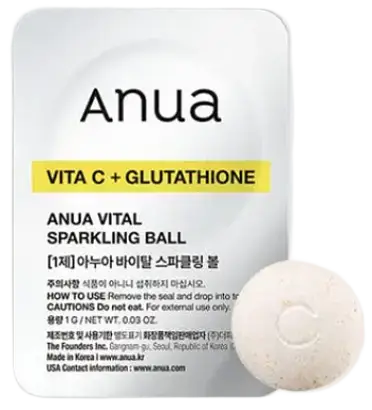 Anua Vita C + Glutathione Vital Sparkling Ball