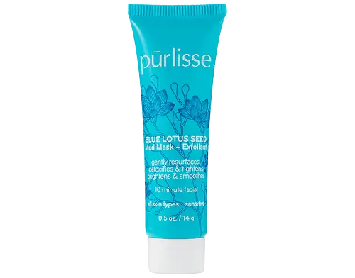 Purlisse Blue Lotus Seed Mud Mask + Exfoliant