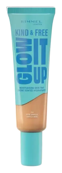 Rimmel London Kind & Free Glow It Up Hydrating Skin Tint 150 Rose Vanilla