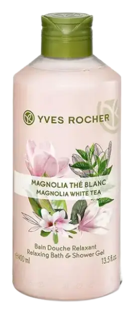Yves Rocher Relaxing Bath & Shower Gel Magnolia White Tea