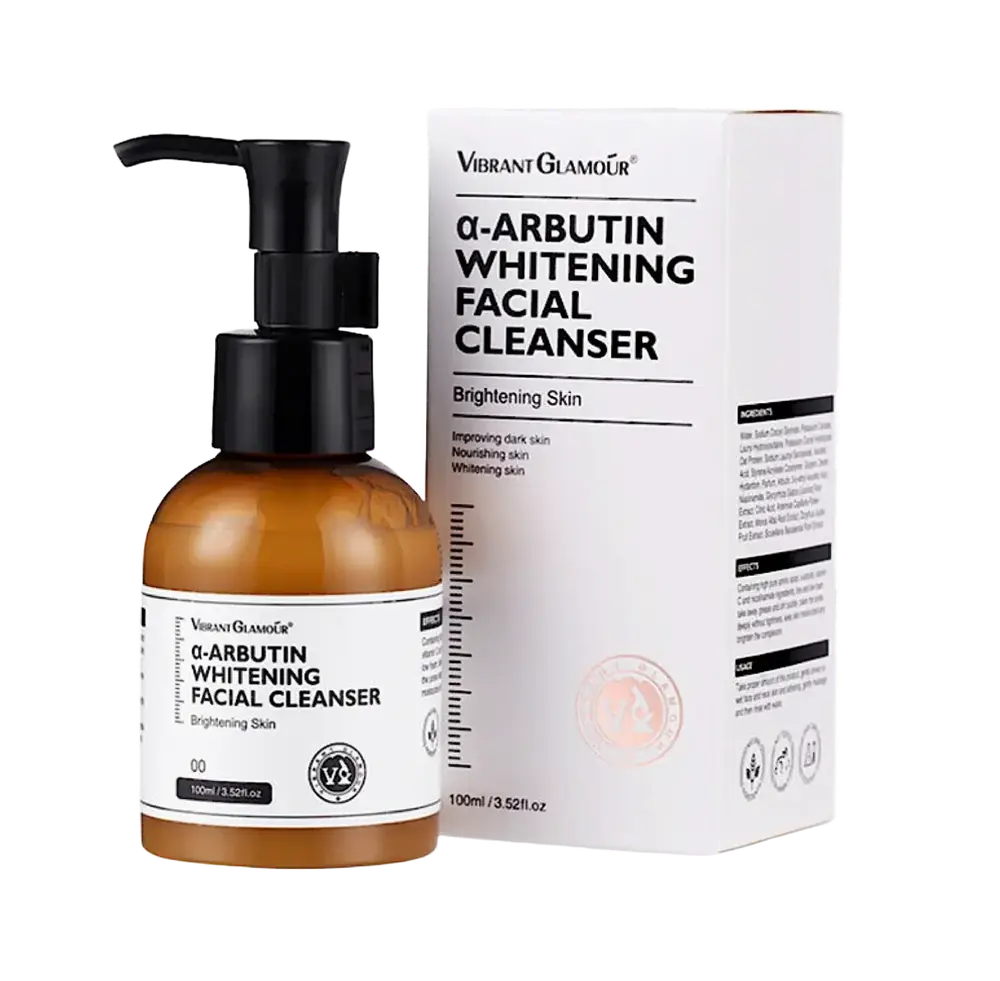 Vibrant Glamour α-Arbutin Whitening Facial Cleanser