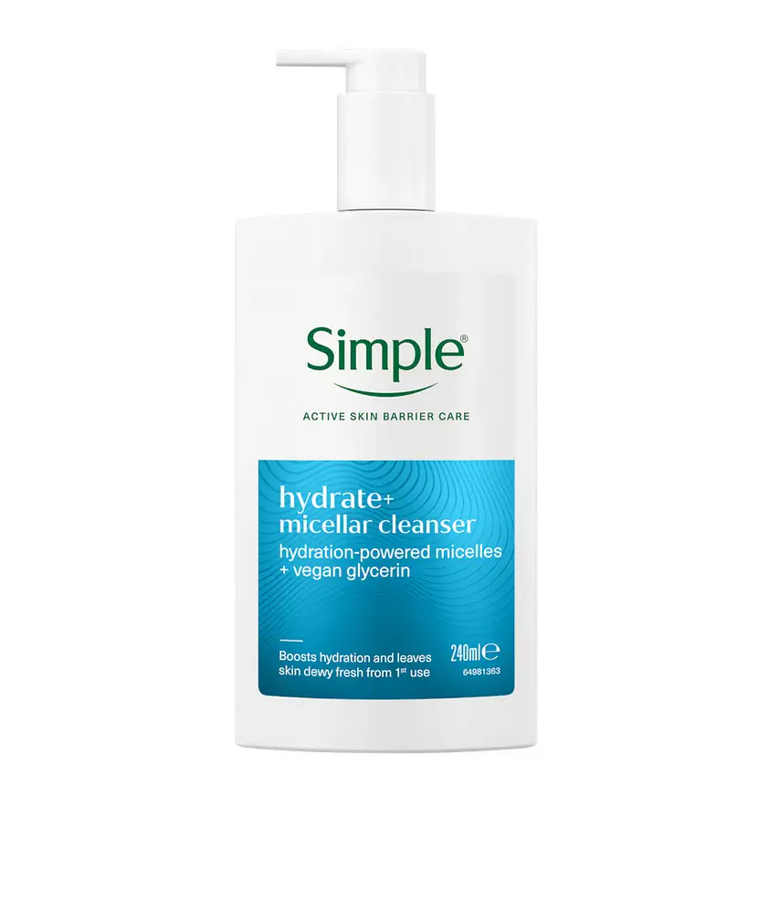 Simple Skincare Hydrate+ Micellar Gel Cleanser