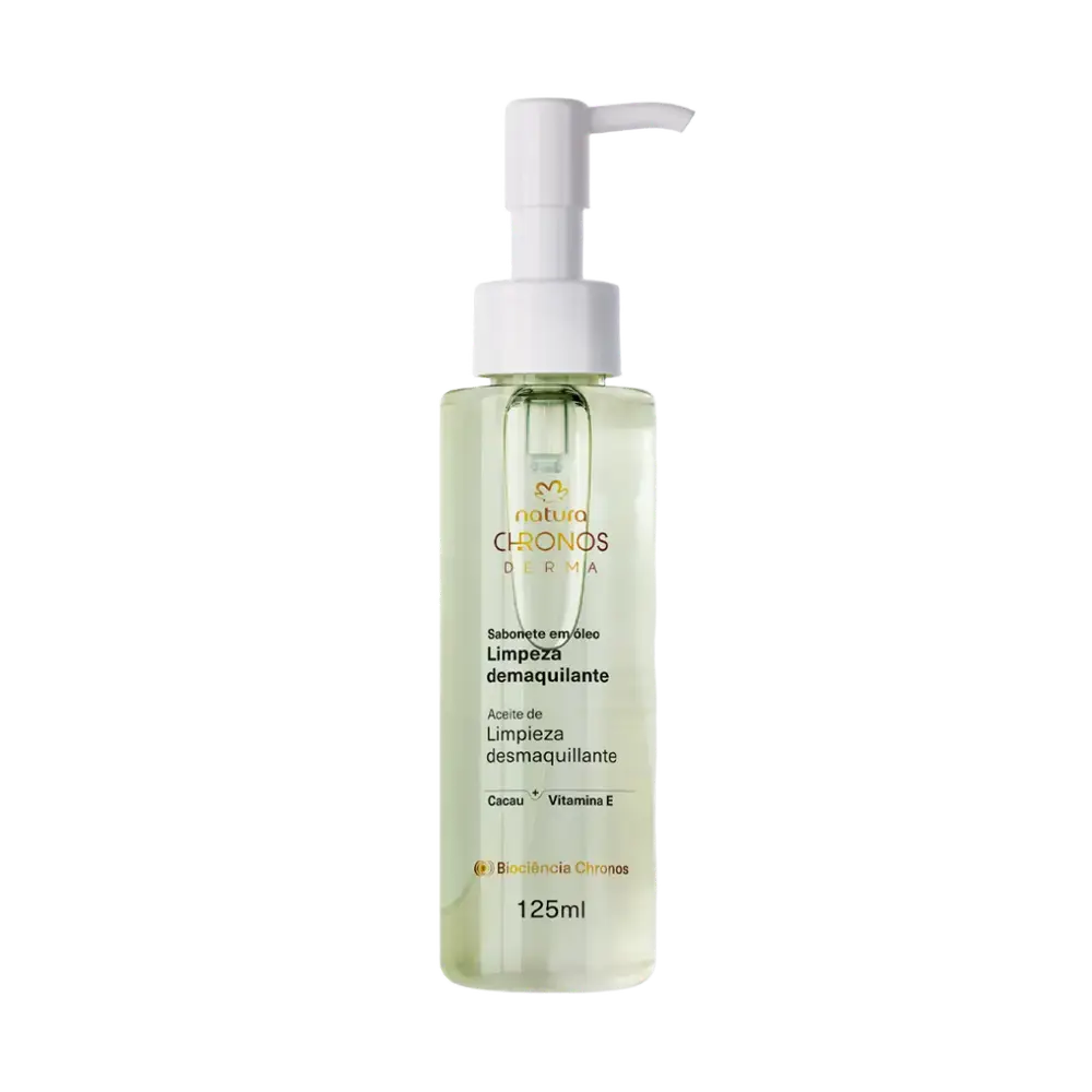 Natura Chronos Derma Sabonete Em Óleo Limpeza Demaquilante