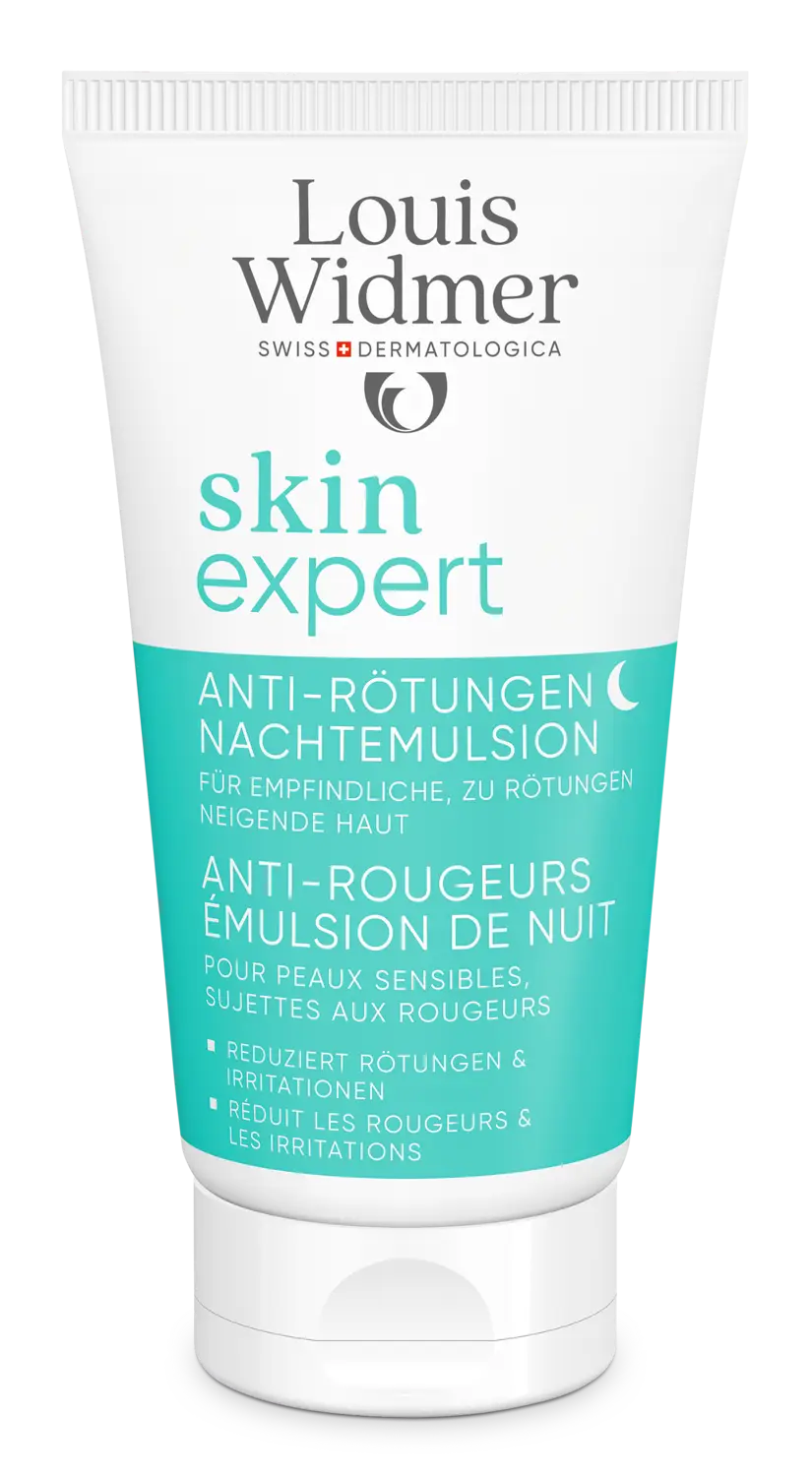 Louis Widmer Skinexpert Anti-Rougeurs Emulsion De Nuit Perfume Free