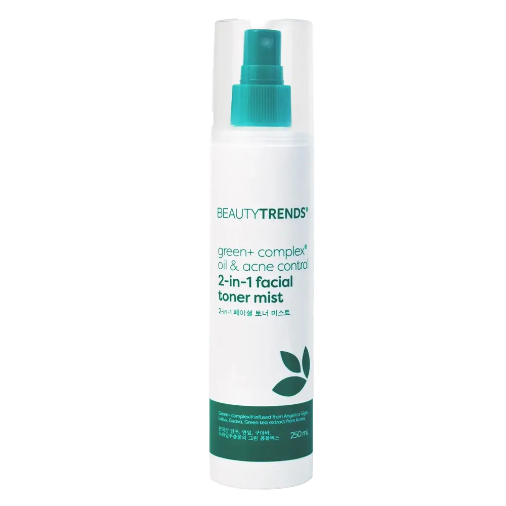 Beautytrends Green+ Complex Oil & Acne Control 2-In-1 Facial Toner Mist