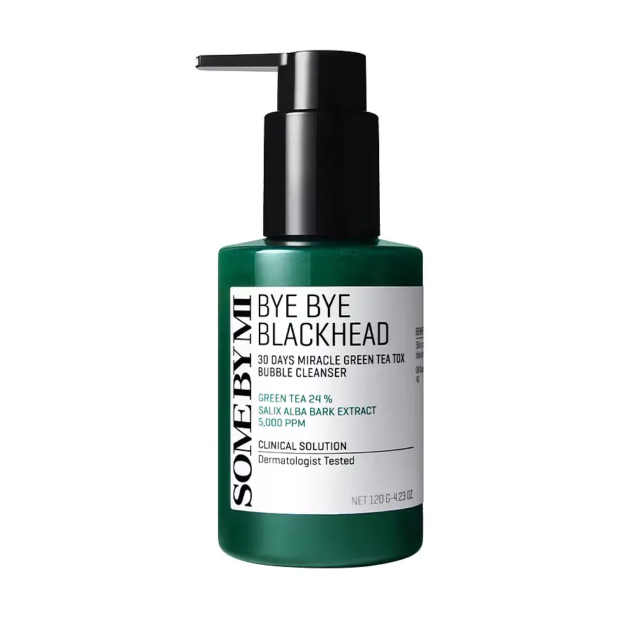 Some By Mi Bye Bye Blackhead 30 Days Miracle Green Tea Tox Bubble Cleanser