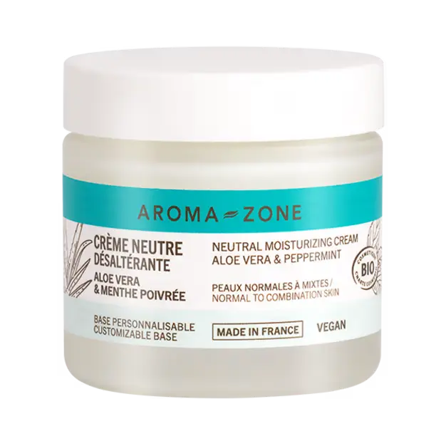 Aroma-Zone Aloe Vera & Peppermint Neutral Moisturizing Cream