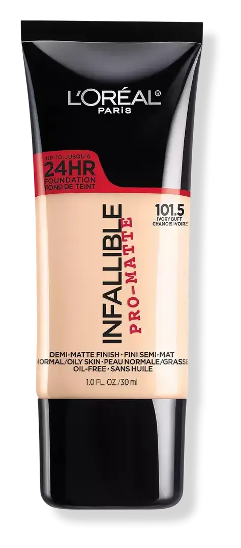 L'Oreal Infallible Pro-Matte Liquid Longwear Foundation 101.5 Ivory Buff