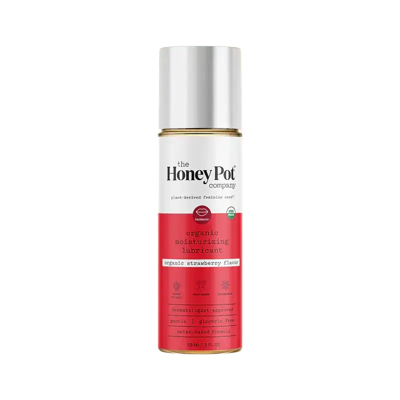 The Honey Pot Organic Moisturizing Lubricant Strawberry