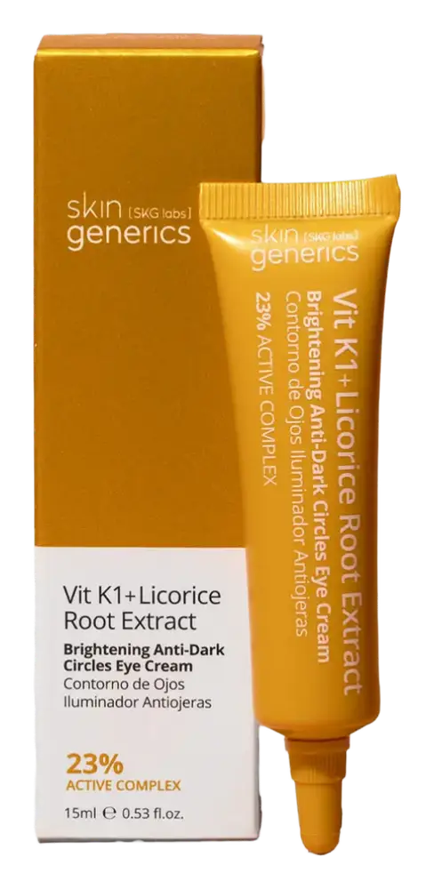 Skin Generics Vit K1 + Licorice Root Extract Brightening Anti-Dark Circles Eye Cream