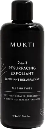 Mukti Organics 2-In-1 Resurfacing Exfoliant